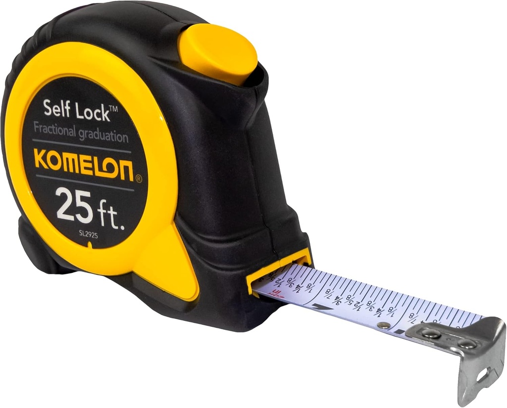 [SL2925] 25-Tape Measure Yellow Self Lock SPE
