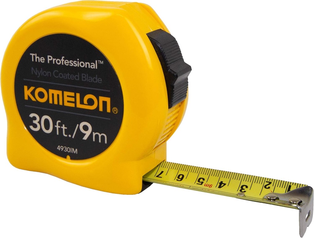 [4930IM] 30ft. The Professional Tape Measure, Yellow