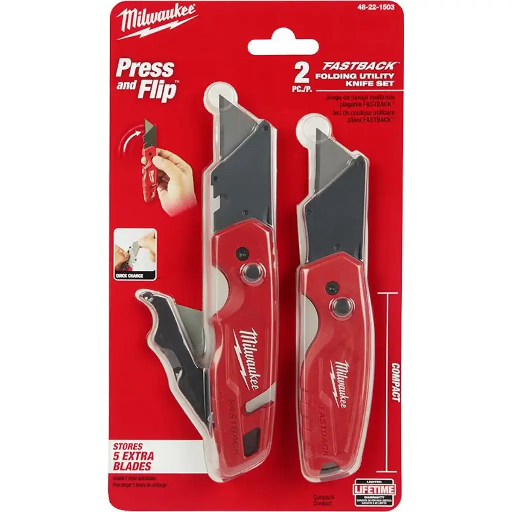 Fastback Folding Utility Knife Set (2 Pack)