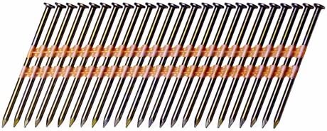 Round Head 3-Inch by .131-Inch by 21 Degree Plastic Collated Vinyl Coated Framing Nail (4,000 per Box)